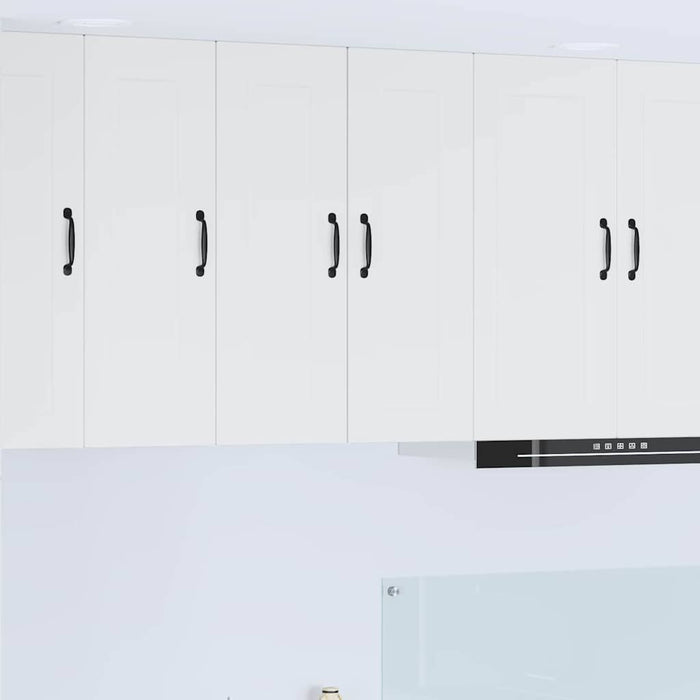 Kitchen Wall Cabinet With Shelf 2 Pcs White 30 X 31 X 80 Cm Nnptpl