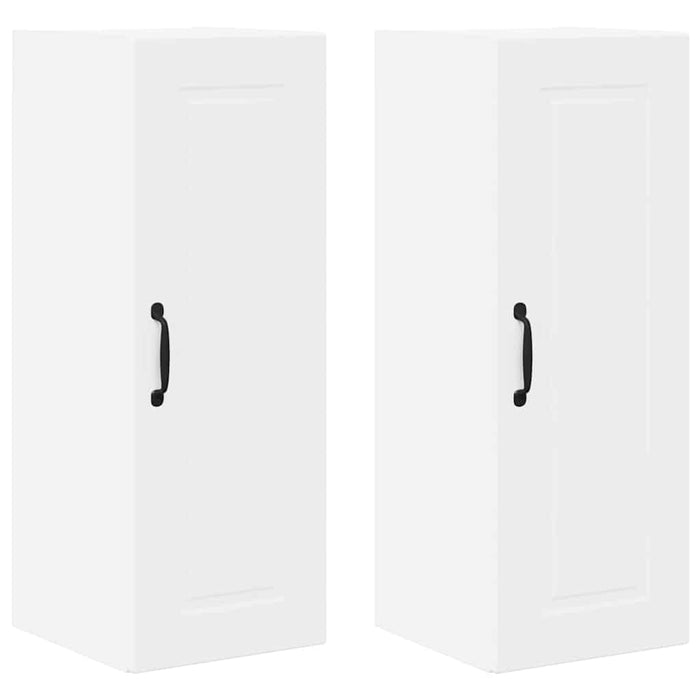 Kitchen Wall Cabinet With Shelf 2 Pcs White 30 X 31 X 80 Cm Nnptpl