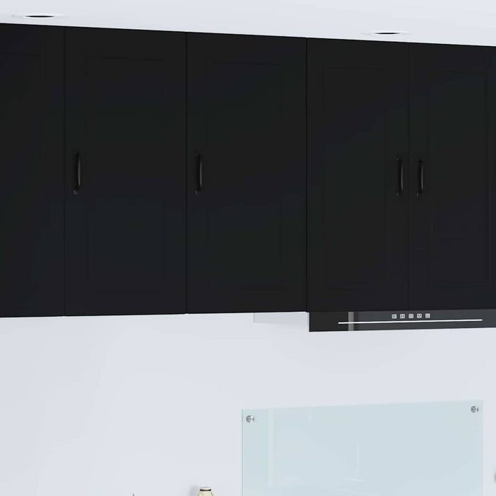 Kitchen Wall Cabinet Black 40 X 31 X 80 Cm Engineered Wood Nnptil