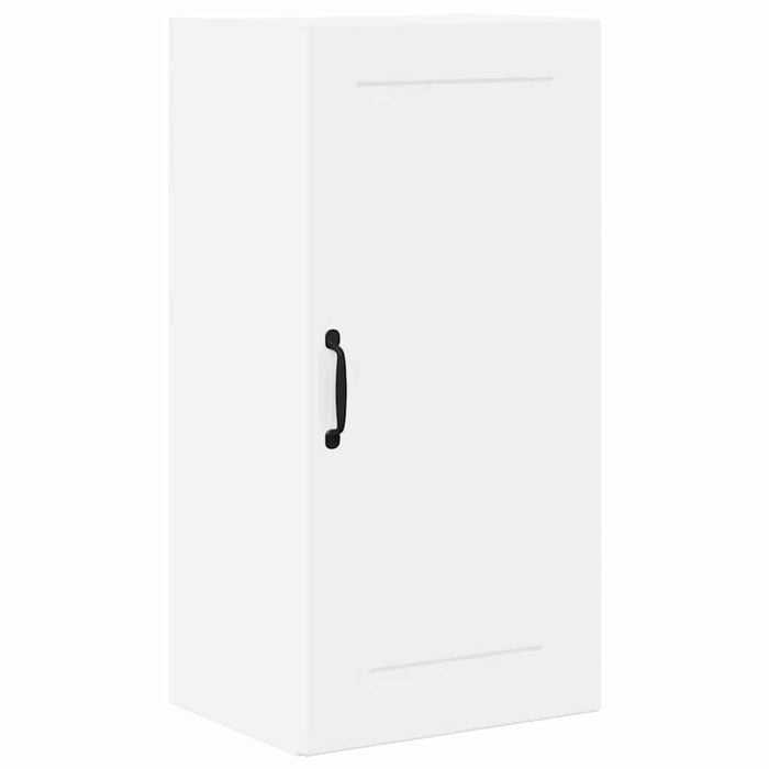 Kitchen Wall Cabinet With Door Glossy Look White 40 X 31 X 80 Cm Nnptik