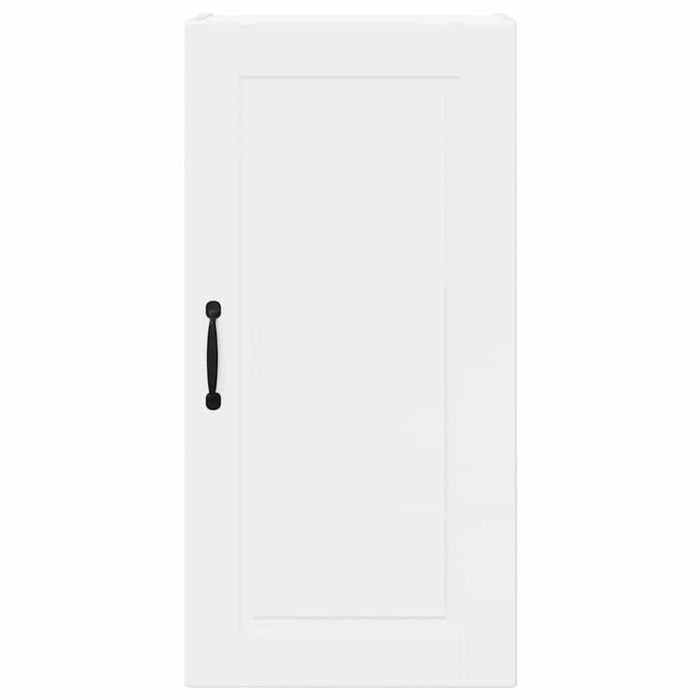 Kitchen Wall Cabinet With Door Glossy Look White 40 X 31 X 80 Cm Nnptik