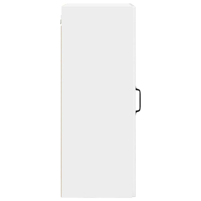 Kitchen Wall Cabinet With Door Glossy Look White 40 X 31 X 80 Cm Nnptik