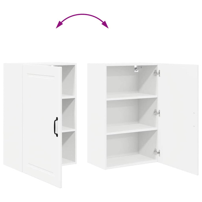 Kitchen Wall Cabinet White 50 X 31 X 80 Cm Engineered Wood Nnptnp