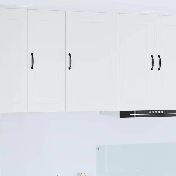 Kitchen Wall Cabinet With Door Glossy Look White 50 X 31 X 80 Cm Nnptnk