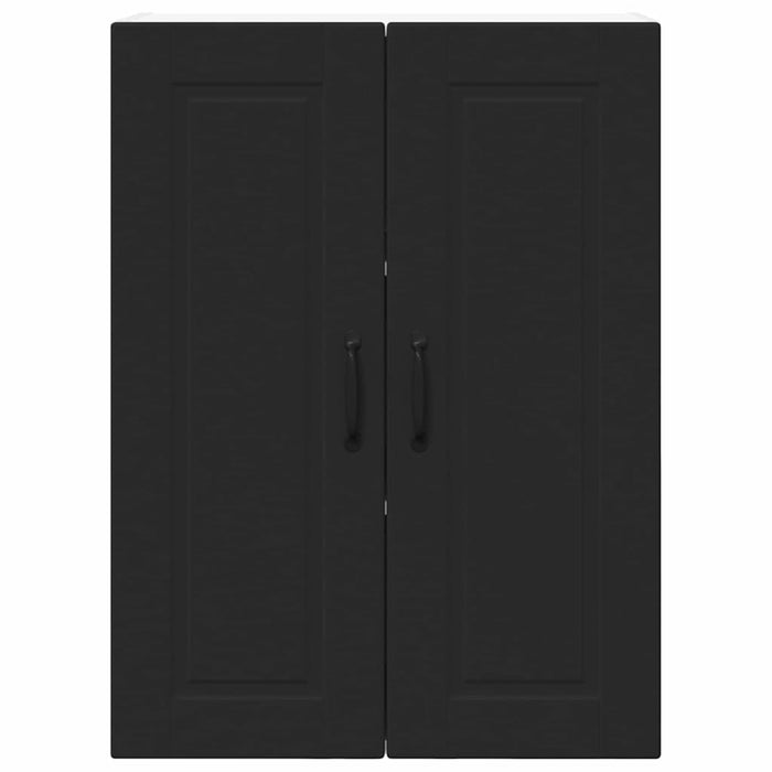 Kitchen Wall Cabinet Black 60 X 31 X 80 Cm Engineered Wood Nnptkl