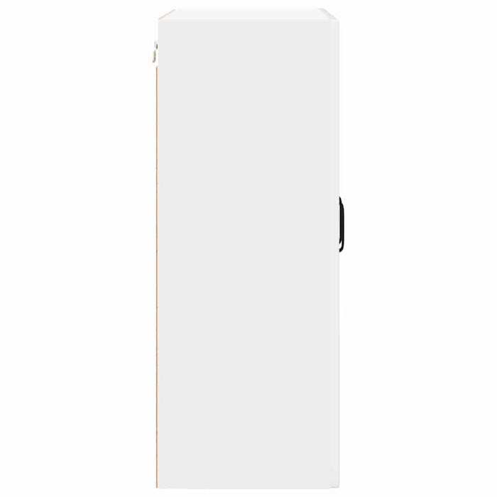 Kitchen Wall Cabinet With Door Glossy Look White 60 X 31 X 80 Cm Nnptkk