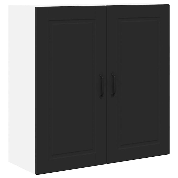 Kitchen Wall Cabinet Black 80 X 31 X 80 Cm Engineered Wood Nnpabl