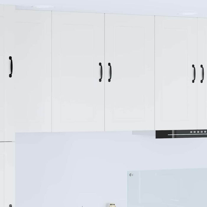 Kitchen Wall Cabinet With Door Glossy Look White 80 X 31 X 80 Cm Nnpabk