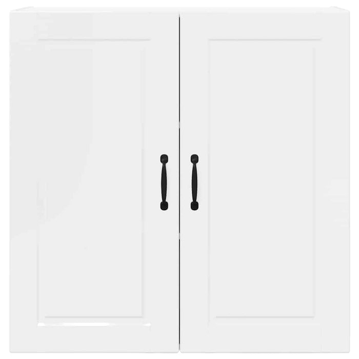 Kitchen Wall Cabinet With Door Glossy Look White 80 X 31 X 80 Cm Nnpabk