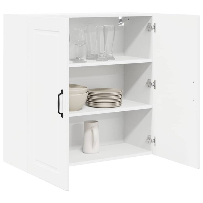 Kitchen Wall Cabinet With Door Glossy Look White 80 X 31 X 80 Cm Nnpabk