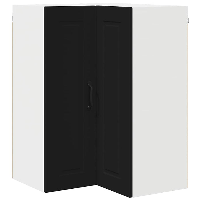 Kitchen Wall Cabinet Black 57 X 57 X 80 Cm Engineered Wood Nnpaxl