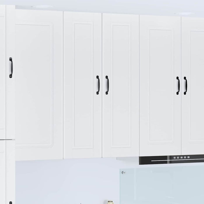 Kitchen Wall Cabinet White 30 X 31 X 100 Cm Engineered Wood Nnpapp