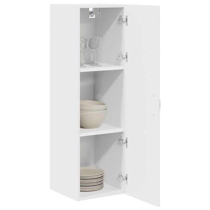 Kitchen Wall Cabinet White 30 X 31 X 100 Cm Engineered Wood Nnpapp