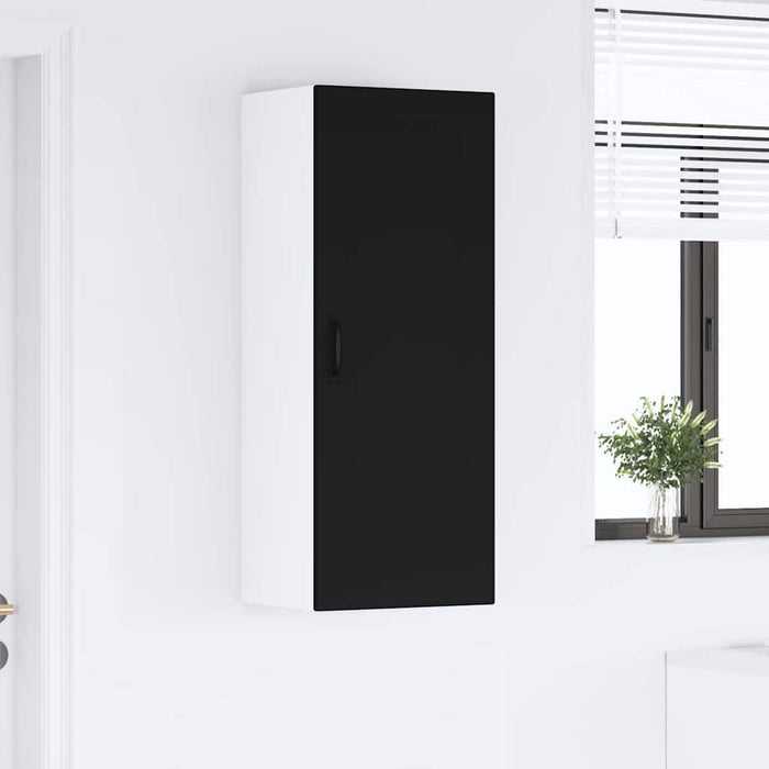 Kitchen Wall Cabinet Black 40 X 31 X 100 Cm Engineered Wood Nnpall