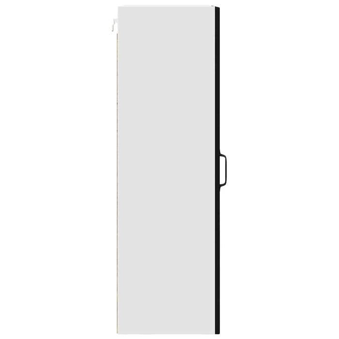 Kitchen Wall Cabinet Black 40 X 31 X 100 Cm Engineered Wood Nnpall