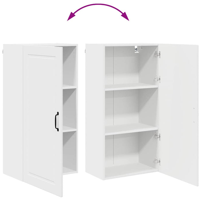 Kitchen Wall Cabinet White 50 X 31 X 100 Cm Engineered Wood Nnpaip