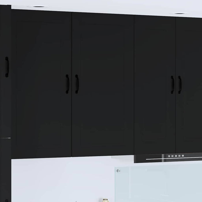 Kitchen Wall Cabinet Black 50 X 31 X 100 Cm Engineered Wood Nnpail