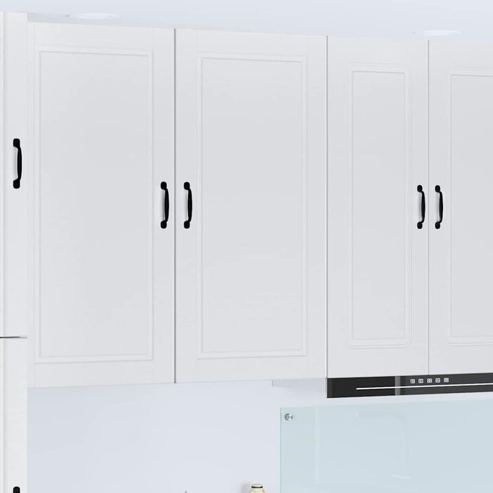 Kitchen Wall Cabinet Glossy Look White 50 X 31 X 100 Cm Nnpaik