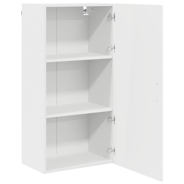 Kitchen Wall Cabinet Glossy Look White 50 X 31 X 100 Cm Nnpaik