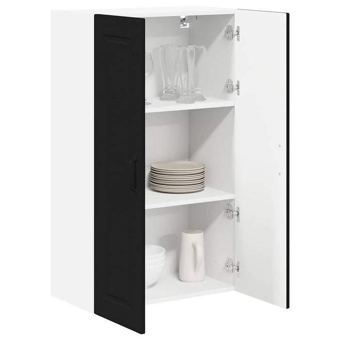Kitchen Wall Cabinet Black 60 X 31 X 100 Cm Engineered Wood Nnpanl