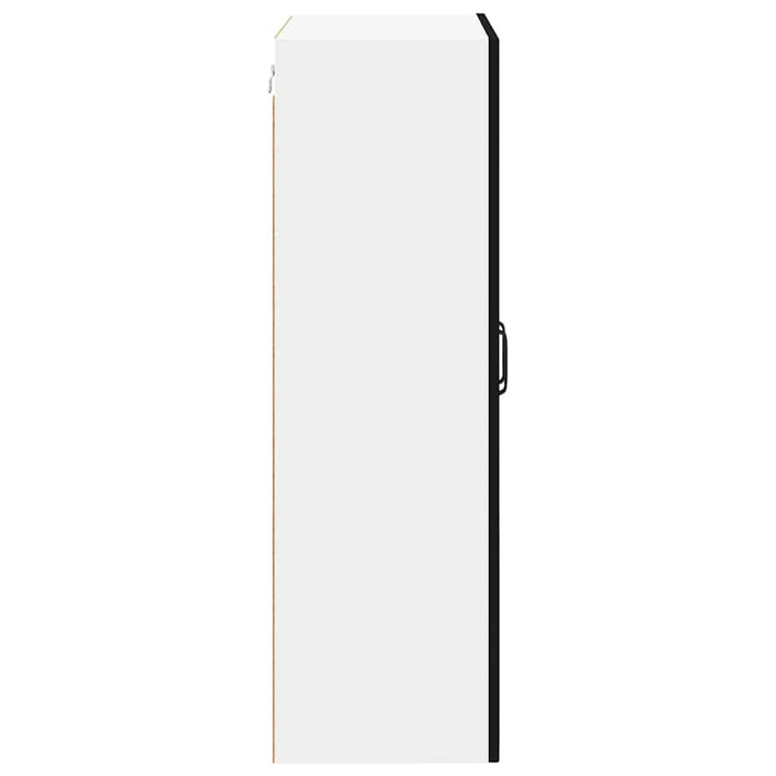 Kitchen Wall Cabinet Black 60 X 31 X 100 Cm Engineered Wood Nnpanl