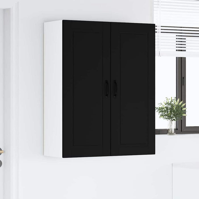 Kitchen Wall Cabinet Black 80 X 31 X 100 Cm Engineered Wood Nnpakl