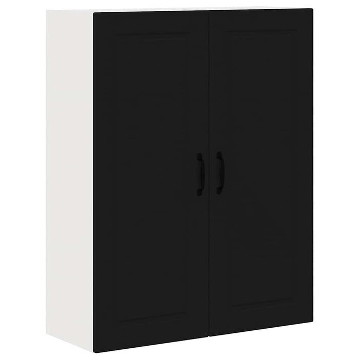 Kitchen Wall Cabinet Black 80 X 31 X 100 Cm Engineered Wood Nnpakl