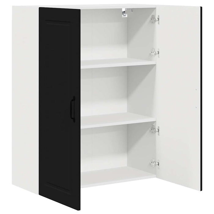 Kitchen Wall Cabinet Black 80 X 31 X 100 Cm Engineered Wood Nnpakl