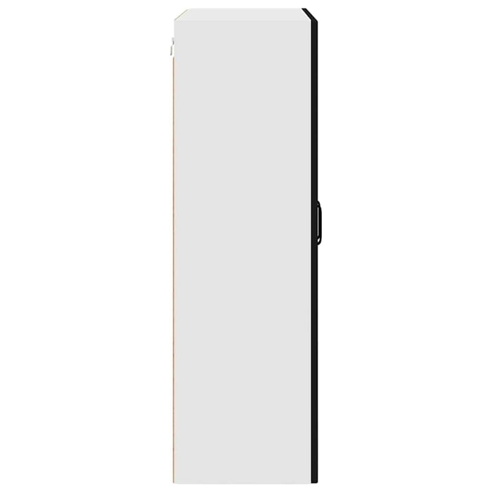 Kitchen Wall Cabinet Black 80 X 31 X 100 Cm Engineered Wood Nnpakl