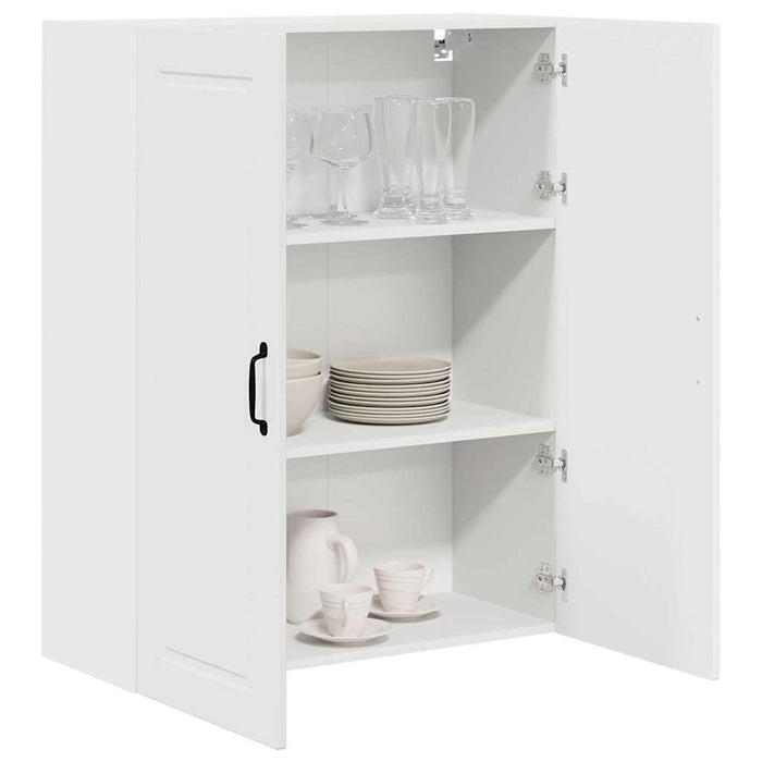 Kitchen Wall Cabinet Glossy Look White 80 X 31 X 100 Cm Nnpakk