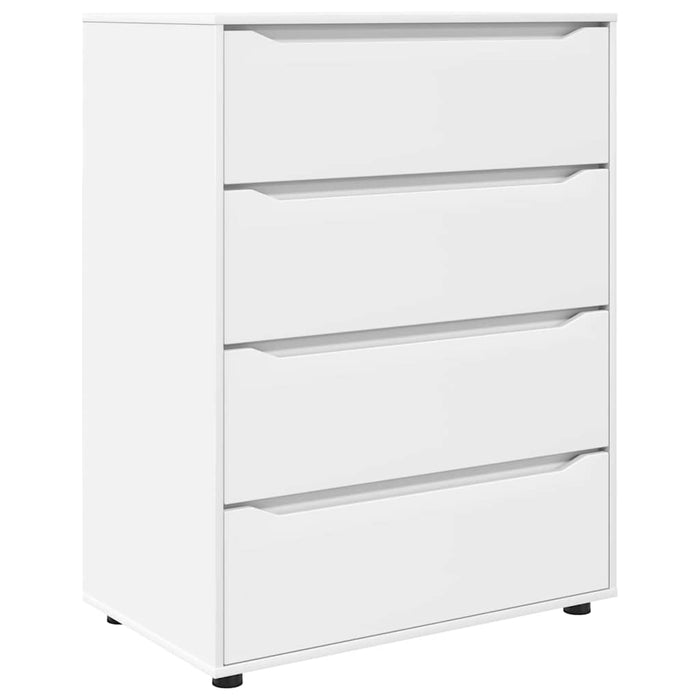 Storage Cabinets 2 Pcs White 80 X 48 X 105 Cm Engineered Wood Tablxxp