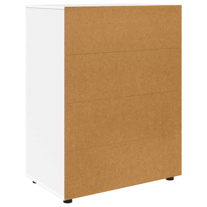 Storage Cabinets 2 Pcs White 80 X 48 X 105 Cm Engineered Wood Tablxxp
