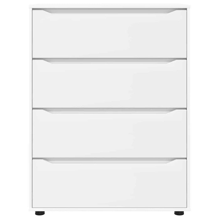 Storage Cabinets 2 Pcs White 80 X 48 X 105 Cm Engineered Wood Tablxxp
