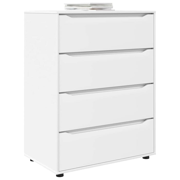 Storage Cabinets 2 Pcs White 80 X 48 X 105 Cm Engineered Wood Tablxxp