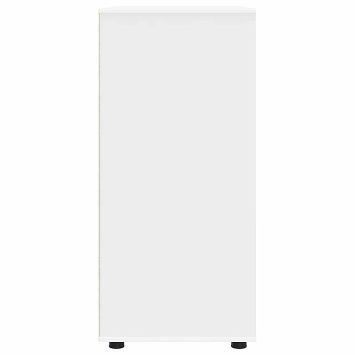 Storage Cabinets 2 Pcs White 80 X 48 X 105 Cm Engineered Wood Tablxxp