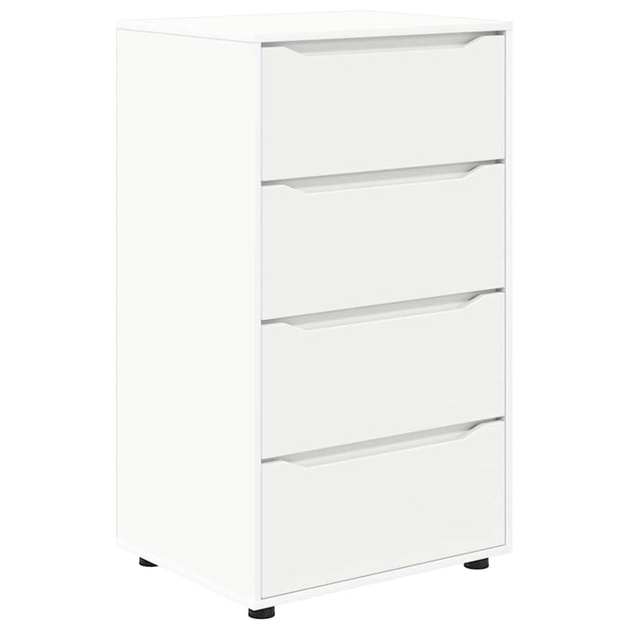 Storage Cabinets 2 Pcs White 60 X 48 X 105 Cm Engineered Wood Tablxtp