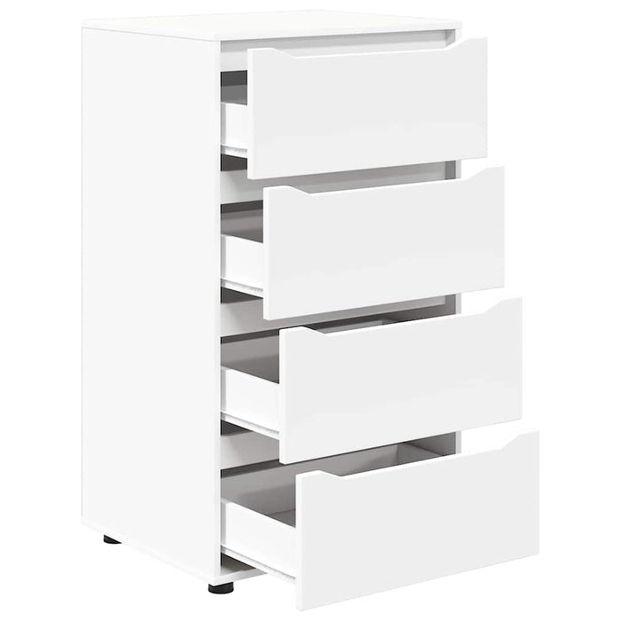 Storage Cabinets 2 Pcs White 60 X 48 X 105 Cm Engineered Wood Tablxtp