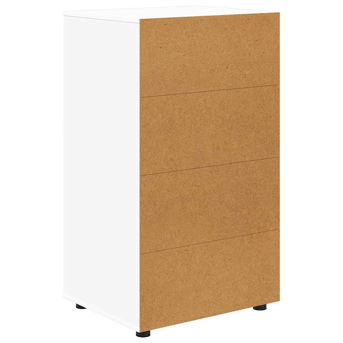 Storage Cabinets 2 Pcs White 60 X 48 X 105 Cm Engineered Wood Tablxtp