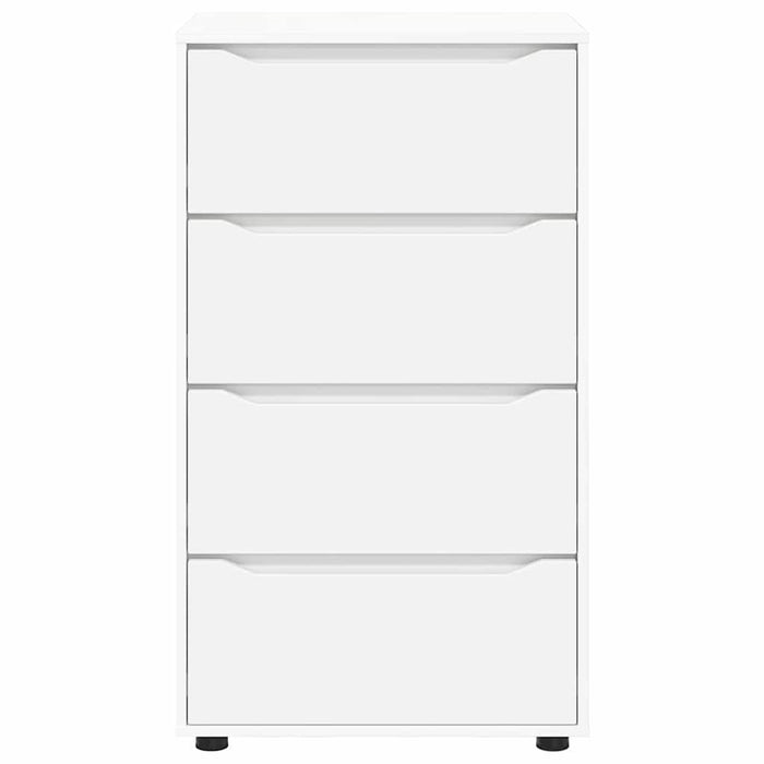 Storage Cabinets 2 Pcs White 60 X 48 X 105 Cm Engineered Wood Tablxtp