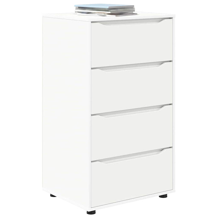Storage Cabinets 2 Pcs White 60 X 48 X 105 Cm Engineered Wood Tablxtp