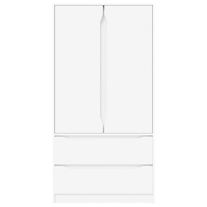 Bathroom Cabinet White 79.5 X 49 X 156 Cm Engineered Wood Tablxap