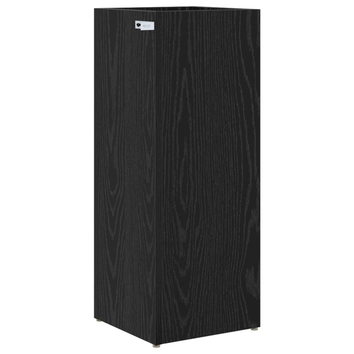 Umbrella Stand Black Oak 25 X 24.5 X 64 Cm Engineered Wood Nkkaol
