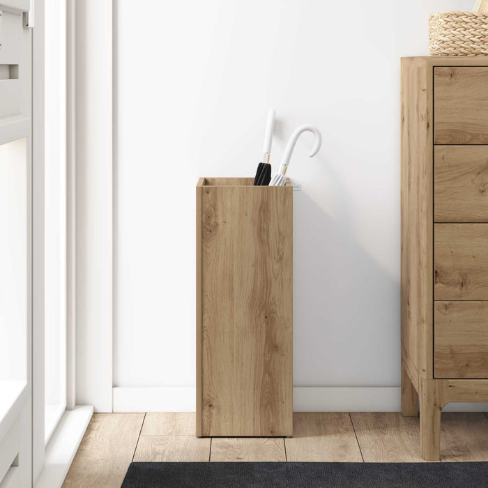 Umbrella Stand Artisan Oak 25 X 24.5 X 64 Cm Engineered Wood Nkkaxx
