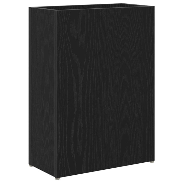 Umbrella Stand Black Oak 40 X 20 X 55.5 Cm Engineered Wood Nkkatx