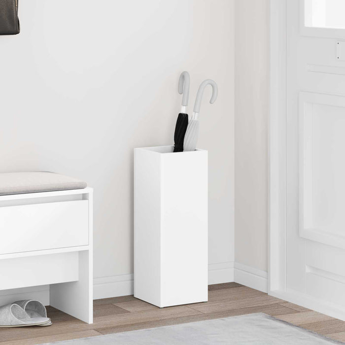 Umbrella Stand White 20 X 20 X 55.5 Cm Engineered Wood Nkkatk