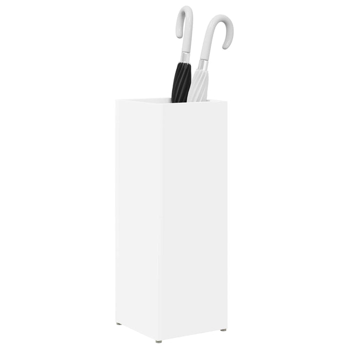 Umbrella Stand White 20 X 20 X 55.5 Cm Engineered Wood Nkkatk