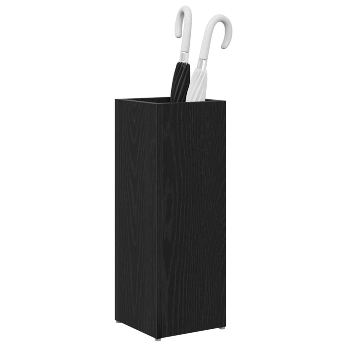 Umbrella Stand Black Oak 20 X 20 X 55.5 Cm Engineered Wood Nkkaab