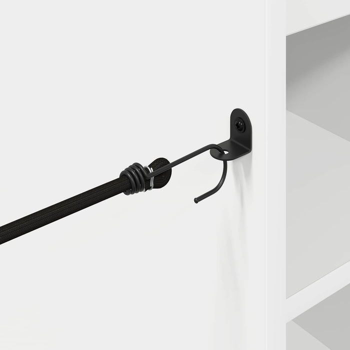 Golf Cabinet With Wheel Plain White 120 X 45 X 98 Cm Nkkaio