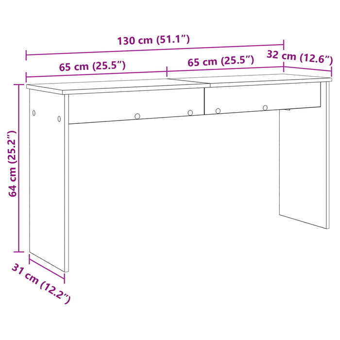 Keyboard Stand White 130 X 32 X 64 Cm Engineered Wood Nkkaik