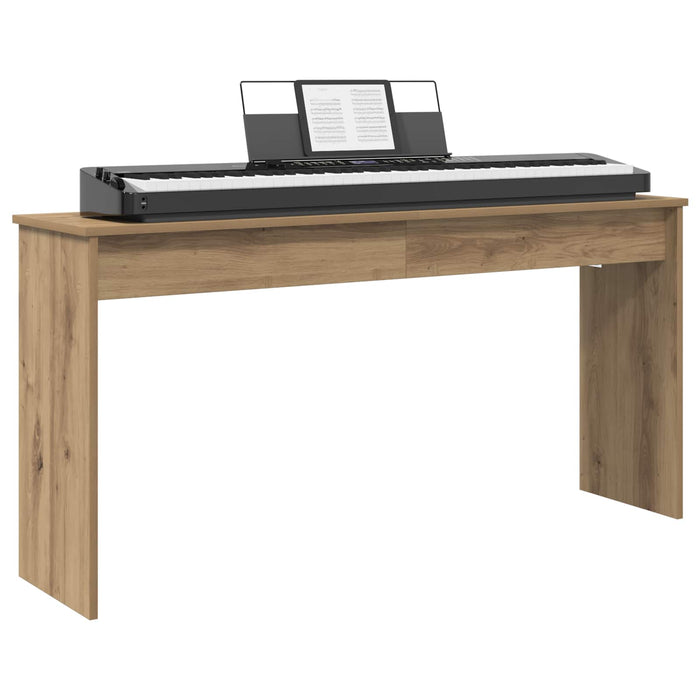 Keyboard Stand Artisan Oak 130 X 32 X 64 Cm Engineered Wood Nkkanl